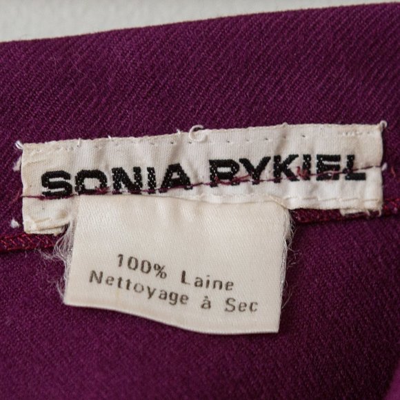 Vintage Sonia Rykiel Wool Wrap Skirt - Picture 5 of 5